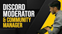 be your discord moderator or community manager
