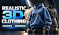 create realistic 3d clothing mockups and garment animations in clo3d