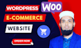 design wordpress woo commerce store or ecommerce website