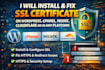 install and fix SSL certificate on wordpress, cpanel, nginx, cloudflare