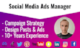 be your social media ads manager