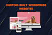 build  responsive wordpress website design, elementor pro website
