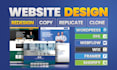 duplicate, copy, clone website design wordpress, ghl gohighlevel shopify webflow