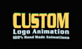 create a custom logo animation and animated intro video