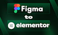 convert your figma design to a responsive elementor website
