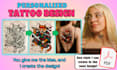 design a custom neo traditional or japanese style tattoo