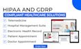 develop a hipaa grdp compliant healthcare web and mobile apps