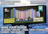 make your design sign board and neon lettering