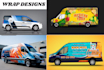 create van wrap design, car wrap design, truck wrap design