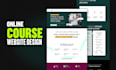 create an online course website with framer and teachable, thinkific