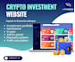 create cryptocurrency investments website with dashboard