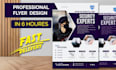 design corporate flyer, in 6 hours