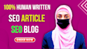 seo article writing, blog post writing or content writing, copywriting