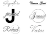 design handwriting, scripted, signature, cursive your logo