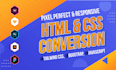 convert psd to html,figma to html,sketch to html, tailwind css, javascript,