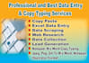do any data entry, typing, copy paste, page typing