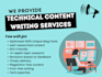 create high quality technology related articles and blog posts