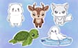 draw cute cartoon animal, mascot or character