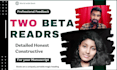 double beta read and offer honest feedback