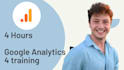 provide you 4 hours training on google analytics 4