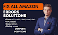 fix amazon errors, listing error 8572 and do amazon listing for organic sales