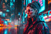 create cyberpunk style ai art using midjourney