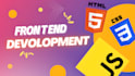 do professional frontend web development with HTML, CSS, js