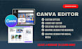 create any design using canva