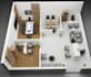 create interior design of 2d floor plan ,3d modeling and high quality rendering