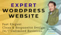 be your business website expert, wordpress template, develop website