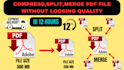 reduce, decrease or compress your bulky PDF file size