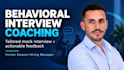 prepare you for any behavioral job interview with tailored coaching