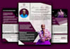design a speaker one sheet,media kit,influencer, and epk