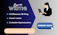 provide my services as professional CV maker and linkedin optimizer