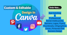 create any custom design using canva