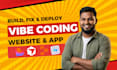 your vibe coding expert using loveable, bolt, base44, and v0 ai mvp