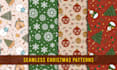 design the seasonal, festive, holiday patterns