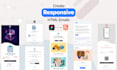 create custom responsive HTML email templates