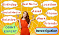 be your digital analyst detective, investigations, background check