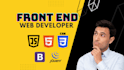 be your front end developer HTML CSS javascript bootstrap