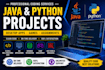 code java and python projects, applications and games