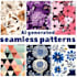 create quick custom seamless patterns from ai midjourney