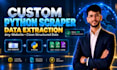 build a custom python web scraper for data extraction