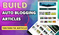 supercharge your website with 1k ai generated auto blogging articles