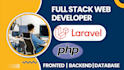 design and develop responsive laravel website