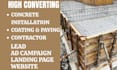 generate concrete installation leads contractor paving coating flooring website