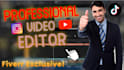 professionally edit any of your video, vlog, travel, social, comercial, tv, show