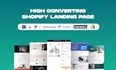 clone landing page for shopify store in replo, pagefly, shogun, gempage, instant