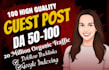 create high quality guest posts with permanent dofollow backlinks