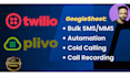 setup twilio bulk SMS, automation, and cold calling setup via google sheets